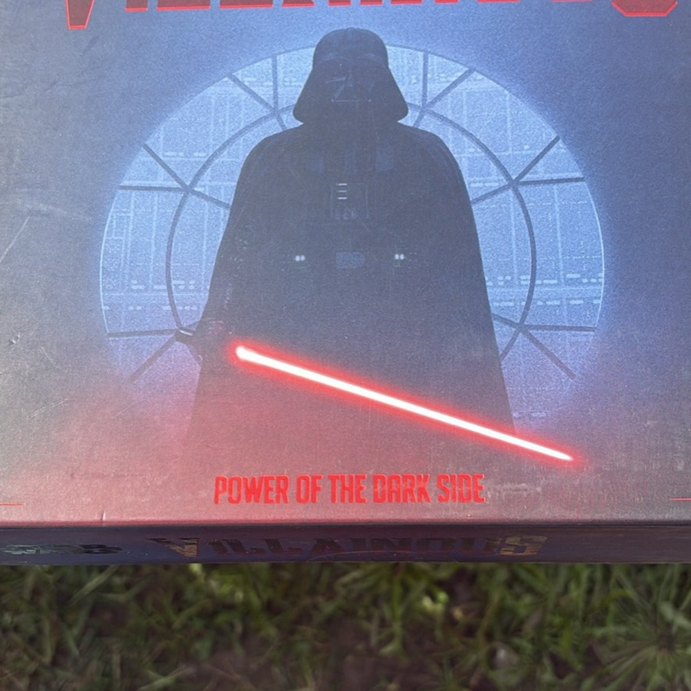 Star Wars Villainous Game Box with Red and Black Design